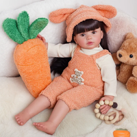 Poupée réaliste pour filles Babeside de 22 pouces, modèle en vinyle peint à la main, jouet miniature en peluche pour la vente en gros et les cadeaux