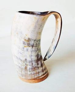 Authentic Eco-Friendly Viking Horn <b>Mug</b> Handmade Buffalo Horn Food Grade Medieval Style Religious Feng Shui Animal Beer <b>Mug</b> - Product Image 3