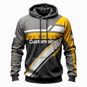 Sudadera con Capucha Extra Grande Personalizada y Duradera para Hombre, 100% Poliéster, Mezcla de Algodón Básico, Ropa Urbana para Invierno, Suave y Cómoda - Product Image 4