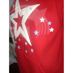 เสื้อฮู้ดดี้ผู้ชายแบบซิปเต็มตัว พิมพ์ลายนูน 3 มิติ ดีไซน์สั่งทำพิเศษ คุณภาพสูง สไตล์ใหม่ ปี 2026 ผ้าฝรั่งเศสเทอร์รี่คอตตอน พร้อมโลโก้ 3 มิติ ปิดคลุมทั้งใบหน้า - Product Image 2