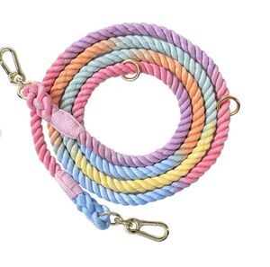 Handmade Braided Cotton Rope <b>Leash</b> for Dogs: Durable & Stylish <b>Pet</b> Supplies for Border Collies <b>Leash</b> <b>Pet</b> <b>Leash</b> Set - Product Image 1