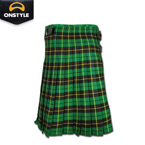 Kilt traditionnel des Highlands, en acrylique solide, de haute qualité, tartan écossais pour hommes, vêtements de fête, couleur personnalisée - Product Image 4