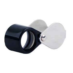 Lupa de Latón Profesional con Aumento de 14x para Observación de Diamantes, Tipo Triple, Negra y Cromada, para Pruebas de Joyería y Verificación de Piedras Preciosas - Product Image 2