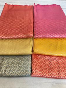 Luxury Pure Silk Brocade Fabric Exquisite Handwoven Textile <b>for</b> High End Fashion, Upholstery, and Crafting - Product Image 4