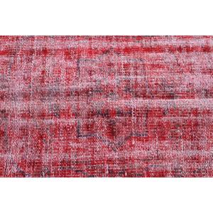 6.2x9.6 ft Large Vintage Turkish Rug, <b>Red</b> Animal Print <b>Wool</b> Rug - Product Image 5