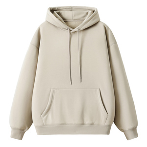 Hombres otoño pulóver Hoodi logotipo personalizado bordado sólido liso poliéster algodón goteo impresión sudaderas con capucha - Product Image 2