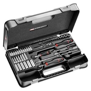 ชุดซ็อกเก็ตเฟคอม 61 ชิ้น ขนาด 1/4 นิ้ว เมตริก 6 จุด - Product Image 1