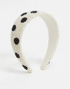 ที่คาดผมปักลายประดับด้วยลูกปัดรูปหัวใจ ดีไซน์สั่งทำได้ จำหน่ายจำนวนมากจากอินเดีย - Product Image 4