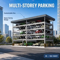 Système de stationnement automobile multi-étages en structure métallique personnalisable et parking