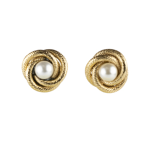 Fabriqué en Italie Boucles d'oreilles à clip de haute qualité pour femmes avec perle - Product Image 1