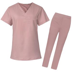Uniforme de enfermería unisex personalizado al por mayor uniformes médicos de diseño conjuntos de uniformes de hospital para médicos y mujeres - Product Image 6