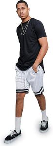 Logo personnalisé OEM Short de sport 100% polyester de 5 pouces avec entrejambe Short de sport décontracté à motif solide Écologique XS High Street - Product Image 6