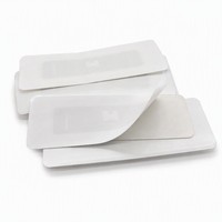 Étiquette adhésive rectangulaire personnalisée RFID pour puce NFC, idéale pour la promotion en supermarché et le suivi des actifs en épicerie