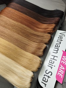 2025 Venta caliente de alta calidad 100% extensiones de cabello humano vietnamita trama ligera cutícula completa hecha en Vietnam - Product Image 2