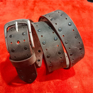 Factory Outlet Top Selling Stylish Customized 100% Genuine CowLeather Casual Belt Iron Heavy Duty Adult Unisex - Product Image 1