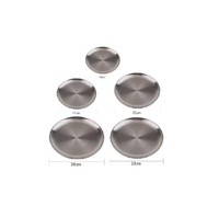 Ensemble d'assiettes en céramique et porcelaine, pour collations et desserts, couleur et logo personnalisés, vaisselle écologique, style minimaliste européen