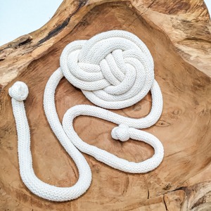 Set of 2 macrame curtain <b>tieback</b>, modern curtain <b>tieback</b>, handmade curtain holdbacks rope - Product Image 5