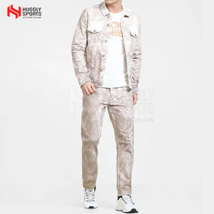 Nouvelle arrivée de fabrication en usine veste en jean pour hommes à manches longues veste d'hiver personnalisée en gros pour hommes - Product Image 5