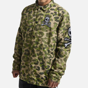 Chaqueta deportiva de carcasa blanda con logotipo personalizado OEM, cortavientos impermeable para fútbol, senderismo al aire libre y trabajo, logotipo frontal a la moda - Product Image 4