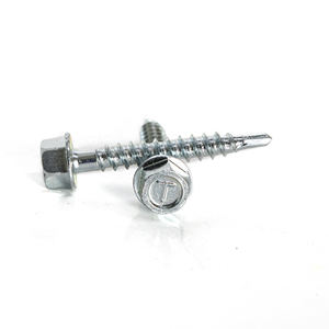 Tornillo Autorroscante con Cabeza Hexagonal / Tornillo Autorroscante Galvanizado de Acero al Carbono con Rosca Gruesa en Pulgadas Clase 4.8 6.8 para Metal - Product Image 1