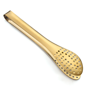 ที่คีบอาหารเคลือบทองพรีเมียมสำหรับครัวและการเสิร์ฟ ที่คีบอาหารสแตนเลสสตีลหรูหราเคลือบทอง - Product Image 3