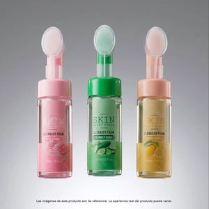 Nettoyant Visage Exfoliant en Silicone pour le Démaquillage et le Nettoyage en Profondeur, Gel Nettoyant au Concombre, Citron et Rose pour les Soins de la Peau - Product Image 2