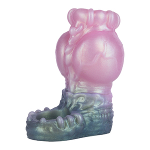 Manicotto in Silicone Rosa a Forma di Mostro per Pene, Giocattolo Sessuale Maschile per Ritardare l'Eiaculazione, Migliorare l'Erezione e l'Ingrandimento del Pene - Product Image 3