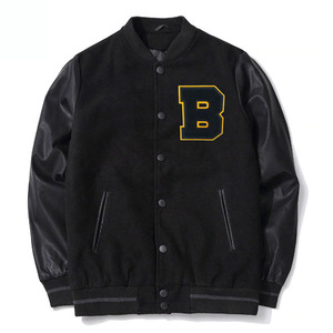 2025 veste universitaire Letterman en laine pour hommes de haute qualité veste de baseball d'hiver avec logo brodé personnalisé - Product Image 1