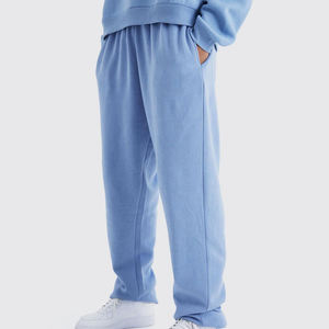 Pantalon de survêtement décontracté léger pour homme, 100% coton, toile écologique, pantalon de yoga vintage, pantalon évasé pour homme - Product Image 1
