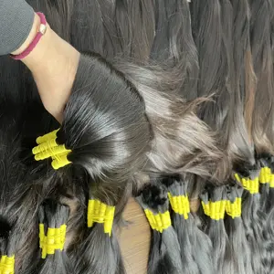 Cabelo cru não processado 100% cabelo humano vietnamita, cabelo em massa de alta qualidade da empresa MHTRUST VIET Fornecimento por atacado