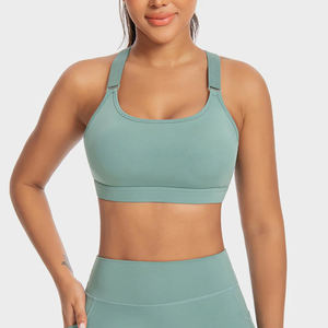 Conjuntos de Ropa Deportiva Sexy para Mujer al por Mayor, Brasier Deportivo y Pantalones Cortos, Leggings, Sensación Desnuda, Ropa Deportiva para Gimnasio y Fitness - Product Image 3