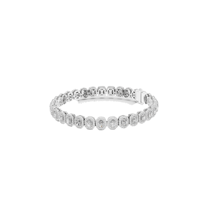 Bracelet tennis en diamant de laboratoire 7,04 CT, taille coussin, or 10KT, 14KT, 18KT et argent 925, options or rose, jaune, blanc - Product Image 4