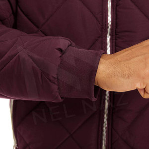 Nouvelle veste d'hiver matelassée tendance, design personnalisé, style streetwear, avec col montant et logo personnalisé - Product Image 6