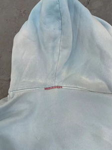 Custom Men's <b>Vintage</b> Hoodie Acid Wash Distressed Cloth Zip-Up <b>Sweatshirt</b> Blank Custom Cotton Acid Wash Distressed Hoodie - Product Image 4