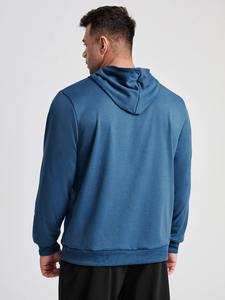 Streetwear pour hommes pull à capuche 100% coton épais polaire thermique à capuche personnalisé léger décontracté sweats à capuche - Product Image 3
