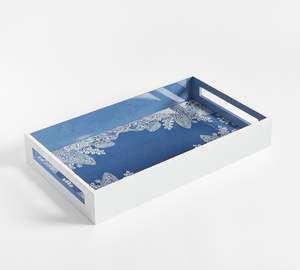 Bandeja de servicio de laca rectangular personalizada para decoración del hogar al por mayor fabricante de Vietnam - Product Image 3