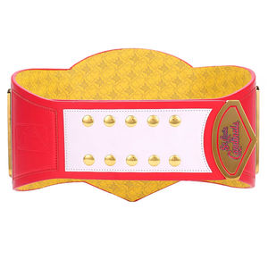 Ceinture personnalisée minimale faible lourd gros métal cuir lutte boxe arts martiaux gagnant or ceintures de championnat - Product Image 4