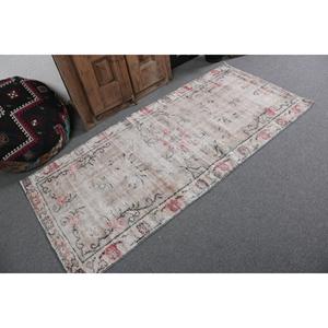 พรมตกแต่งสไตล์ตุรกี ขนาด 3x6.4 ฟุต พรมวินเทจ พรมสีเทาสไตล์ตะวันตกเฉียงใต้ - Product Image 1