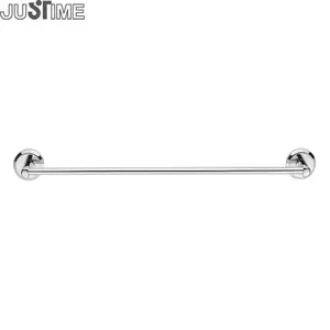 JUSTIME British Modern Stylish Polished Chrome Bathroom Hardware Towel Rack Bar