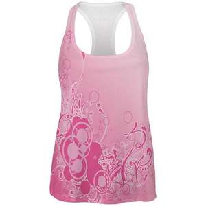 Women's White Palm <b>Tree</b> Print Tank Top Breathable Knitted 100% Polyester Scoop Neck Casual Sleeveless Top Reasonable Price - Product Image 2