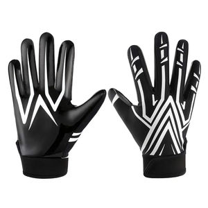 100% Gants de football américain de haute qualité Concevez votre propre logo Gants de football américain imprimés personnalisés - Product Image 4
