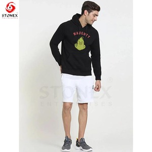 Servicios OEM 100% algodón polar pulóver con capucha logotipo personalizado impresión nueva moda de gran tamaño ajuste para hombres invierno Puff técnica - Product Image 3