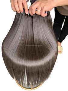 Paquet droit d'os couleur personnalisée prix de gros de cheveux humains vietnamiens pour tous - Product Image 3