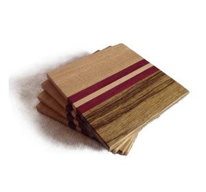 Dessous de verre en bois naturel de style rustique moderne en gros prix d'usine personnalisé petit déjeuner vaisselle ustensiles de cuisine tapis et tampons - Product Image 6