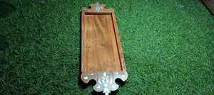 Vajilla de Lujo Personalizable para Regalos Especiales de Eid y Ramadán, Bandeja de Postre de Madera Hecha a Mano con Incrustaciones de Nácar - Product Image 2