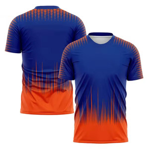 ชุดเสื้อฟุตบอลแห้งเร็วสำหรับผู้ชายชุดกีฬาผ้าโพลีเอสเตอร์ดีไซน์ย้อนยุคสำหรับเด็กเสื้อฟุตบอลผู้ใหญ่และชุดเครื่องแบบ - Product Image 3