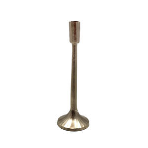 Bougeoir conique en métal argenté créatif simple de 22 mm pour les décorations de mariage et de Noël à la maison - Product Image 5