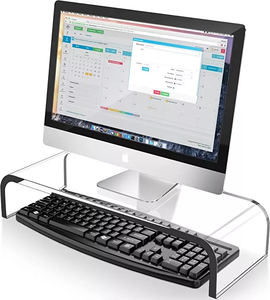 Dudukan Monitor komputer, dekorasi Desktop akrilik layar TV akrilik meja komputer PC - Product Image 1
