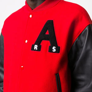 Custom Shiny Satin Varsity Bomber <b>Jacket</b> for <b>Men</b> <b>Thin</b> Warm Winter Plus Size Embroidered Work <b>Jacket</b> Letterman Style Wholesale - Product Image 6