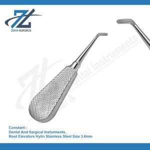 เครื่องมือผ่าตัดทางทันตกรรมมาตรฐานลอนดอนสำหรับโรงพยาบาล4มม. ลิฟต์รากมีด้ามจับสเตนเลสสตีลแหล่งจ่ายไฟด้วยตนเอง - Product Image 2